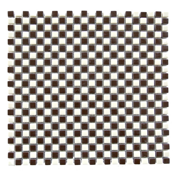 Full Body 0.5" x 0.5" Glass Grid Mosaic Wall & Floor Tile