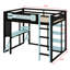 Lit mezzanine complet avec bureau, tablettes-1731659301