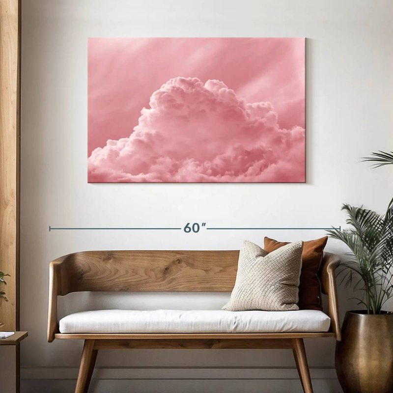 Alvord - nuages roses, H 30 po x l 45 po
