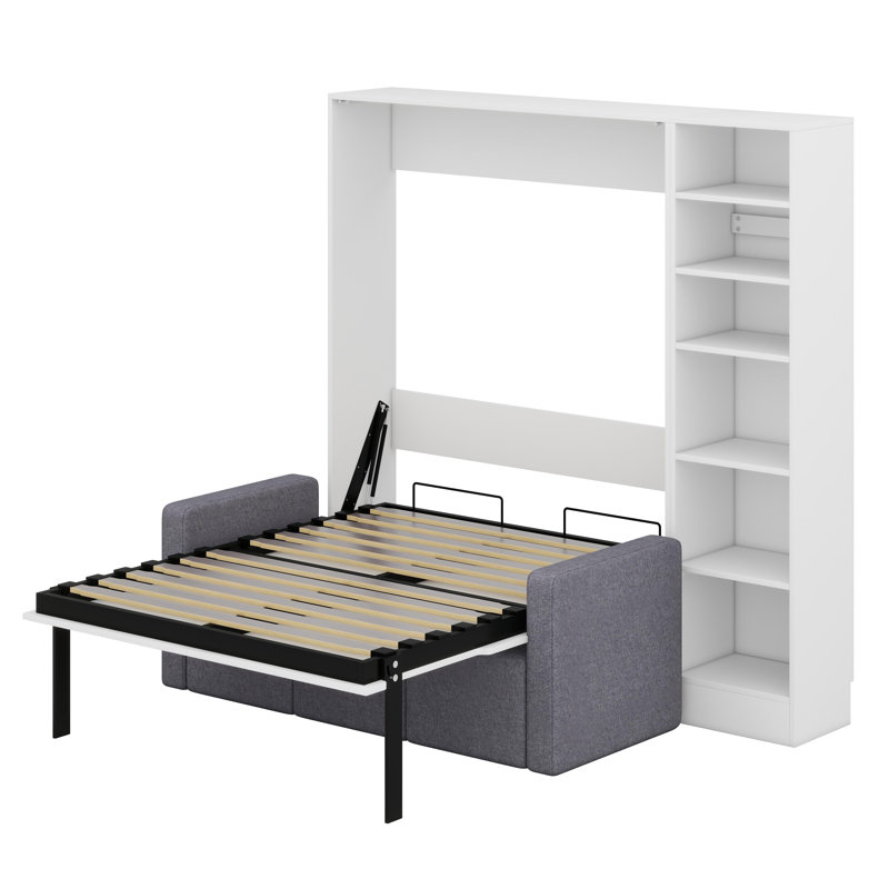 Lit escamotable avec canapé et tablettes Murphy