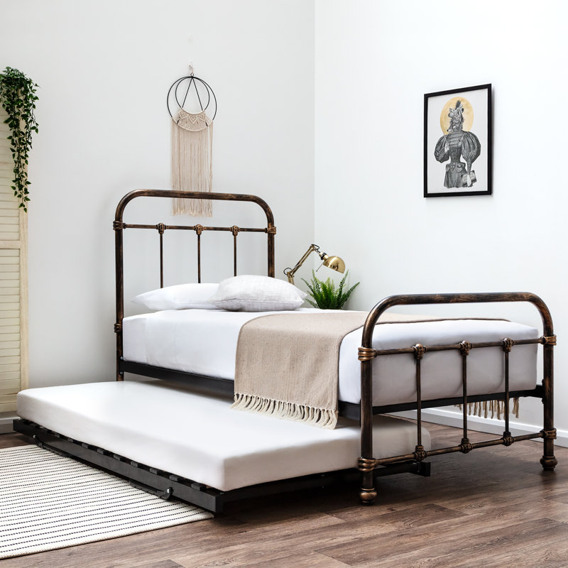 Pereira Daybed with Trundle, 12cm Memory Foam/23cm Open Coil Spring