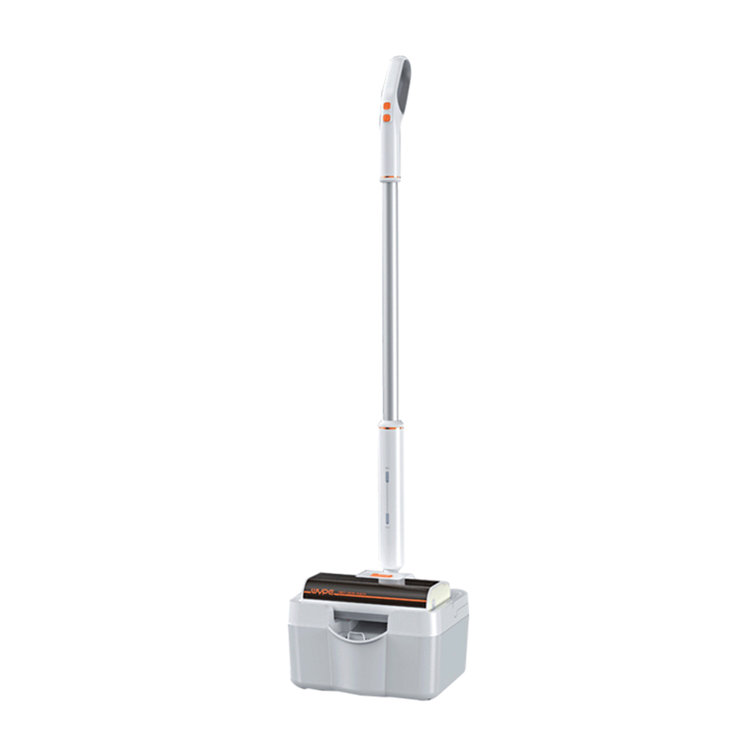 Equator 5lbs White Electric Sweeper Mop Cordless Self Cleaning