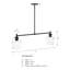 Luminaire suspendu à 2 lumières Frostia-273393287