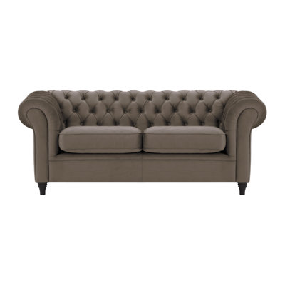 Burks 3 Seater Velvet Sofa