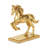 Balik Golden Cast Iron Rearing Horse