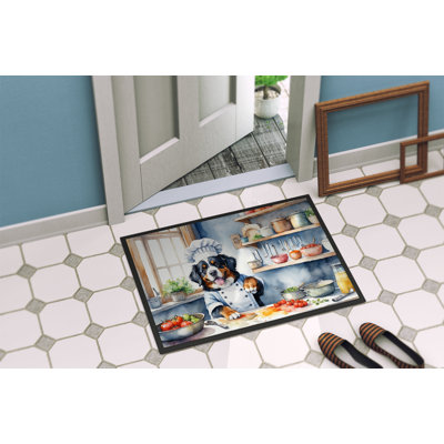 Bernese Mountain Dog The Chef Doormat