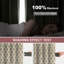 Fabdivine Soft, Bohemian Pure Linen Fabric with Blackout Pink and Brown Floral Handmade Block Print Room Darkening Pinch Pleated Curtains, 27x120 Inches Window Hook Drapes, 2 Panel Set, Rishi-2076036079