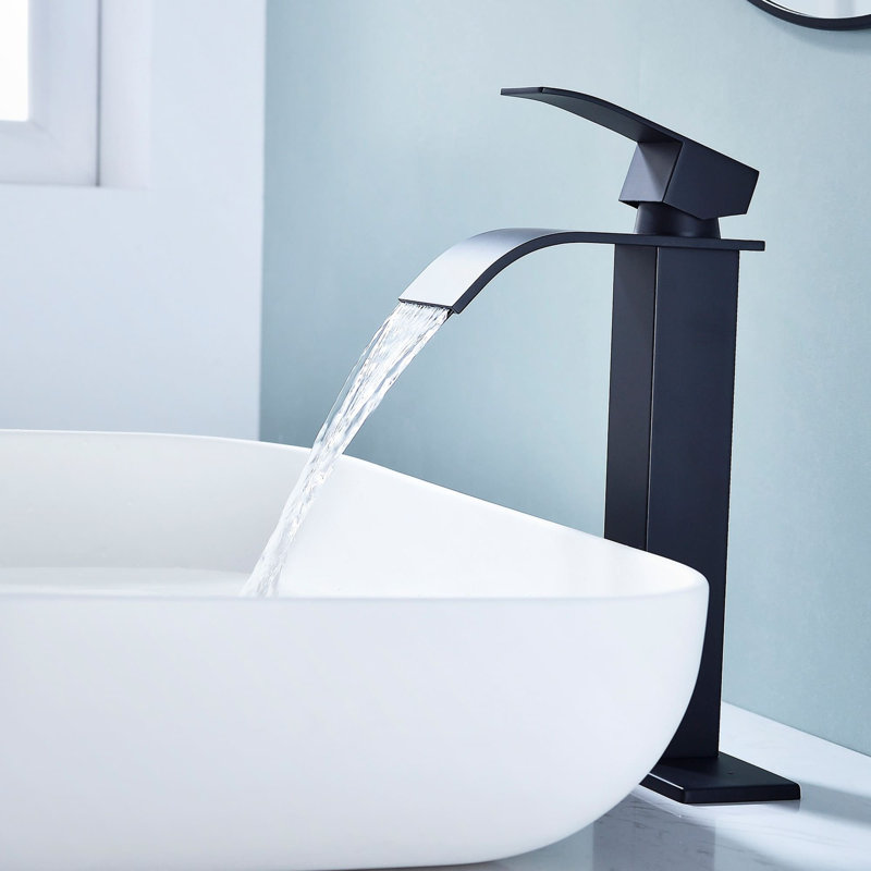 Single-handle Bathroom Faucet, Matte Black