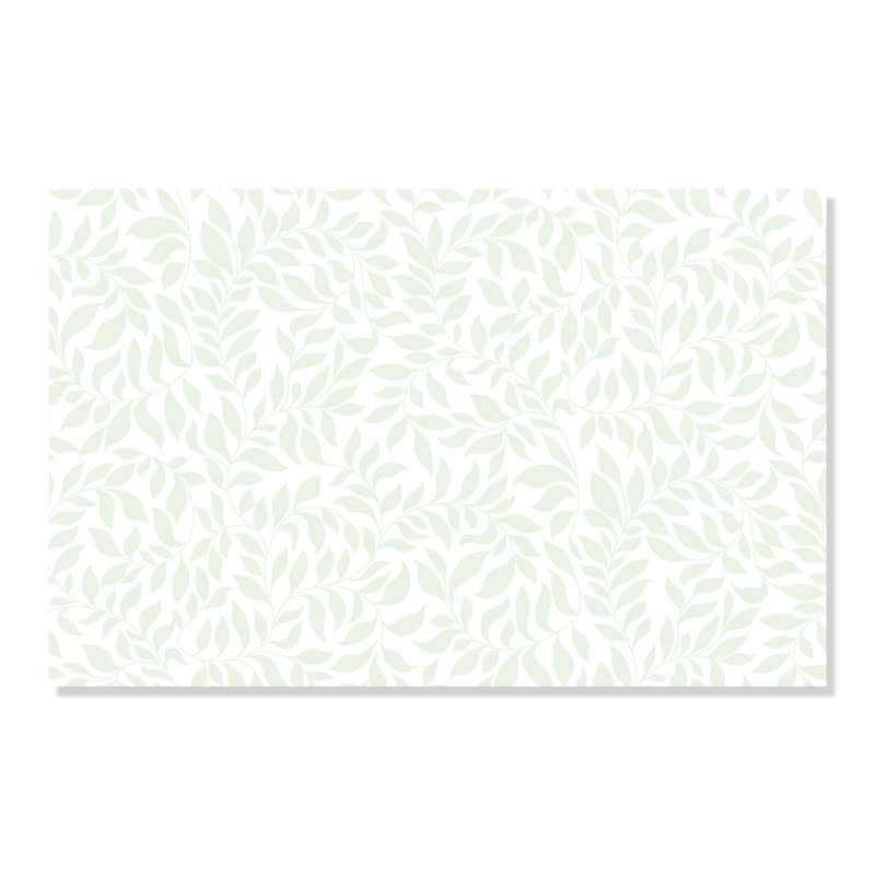 Panneau de papier peint adhésif et colle Inga, l 24 po x L 48 po, Vert