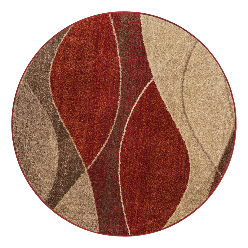 Alair Geometric Indoor Rug, Round 5'3"