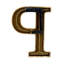 Heurtoir de porte lettre monogramme-15229968-15229951