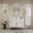47.2" Wall-Mounted Single Bathroom Vanity Set with Drawers and Doors-70381381