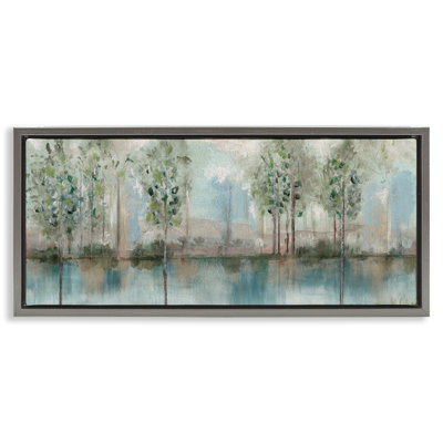 Arbres reflétant la rivière