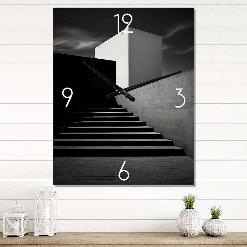 Evor - Monuments Wall Clock Oversized, Large