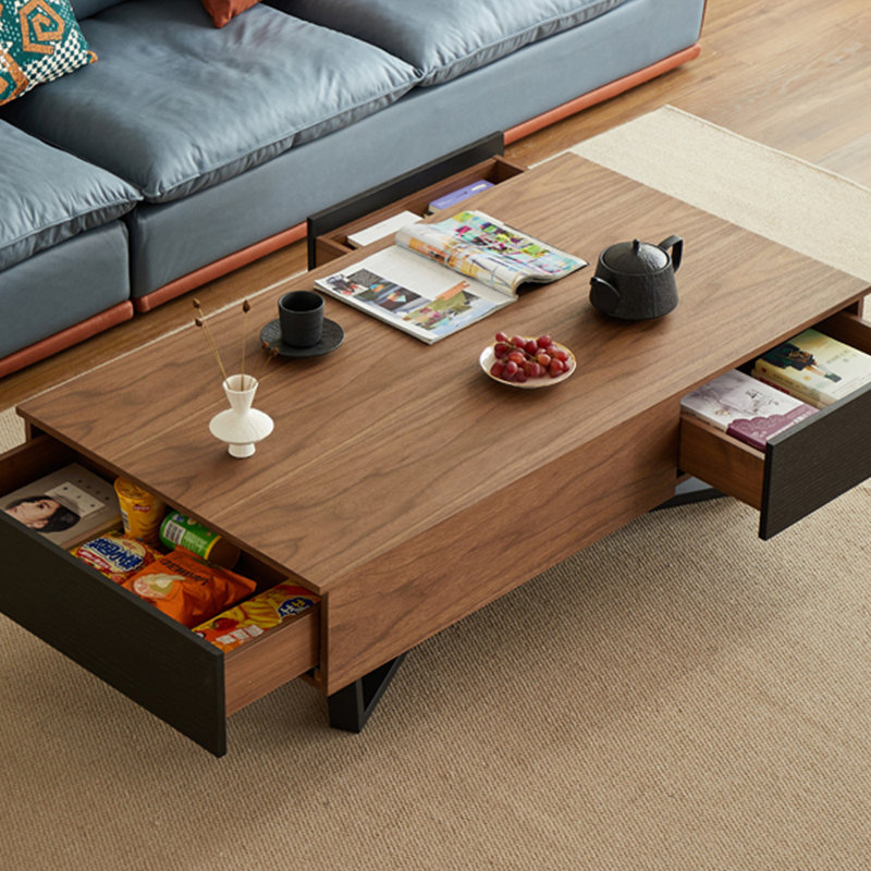 Table basse moderne Modern, H 15,74 po x L 51,18 po x l 27,55 po