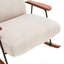 Chaise d'appoint moderne confortable et élégante avec fonction berçante et structure en métal robuste-774423907