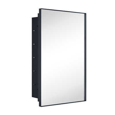 Yasine 16 " W X 26 " H Recessed Yes Medicine Cabinet with Mirror
