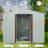 6Ft X 5Ft Outdoor Metal Storage Shed With Window And Metal Foundation-118091651