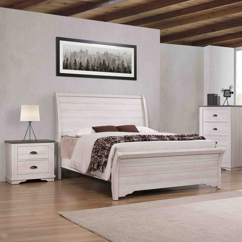 Armoire de chevet contemporaine à 4 tiroirs 1Pc