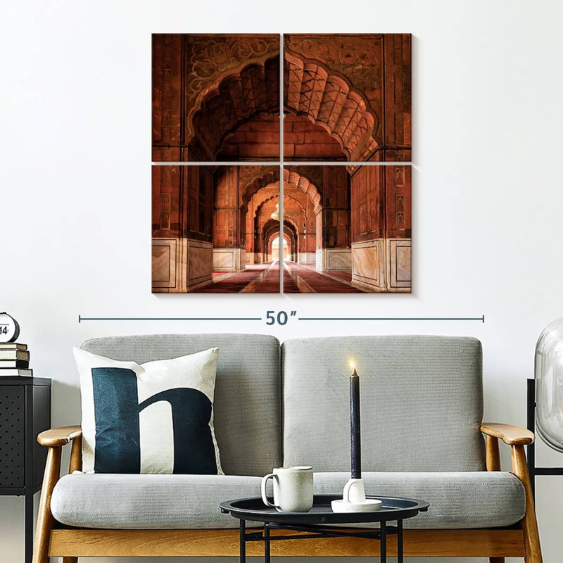 Lilie Jama Masjid Arches, 32" H x 32" W