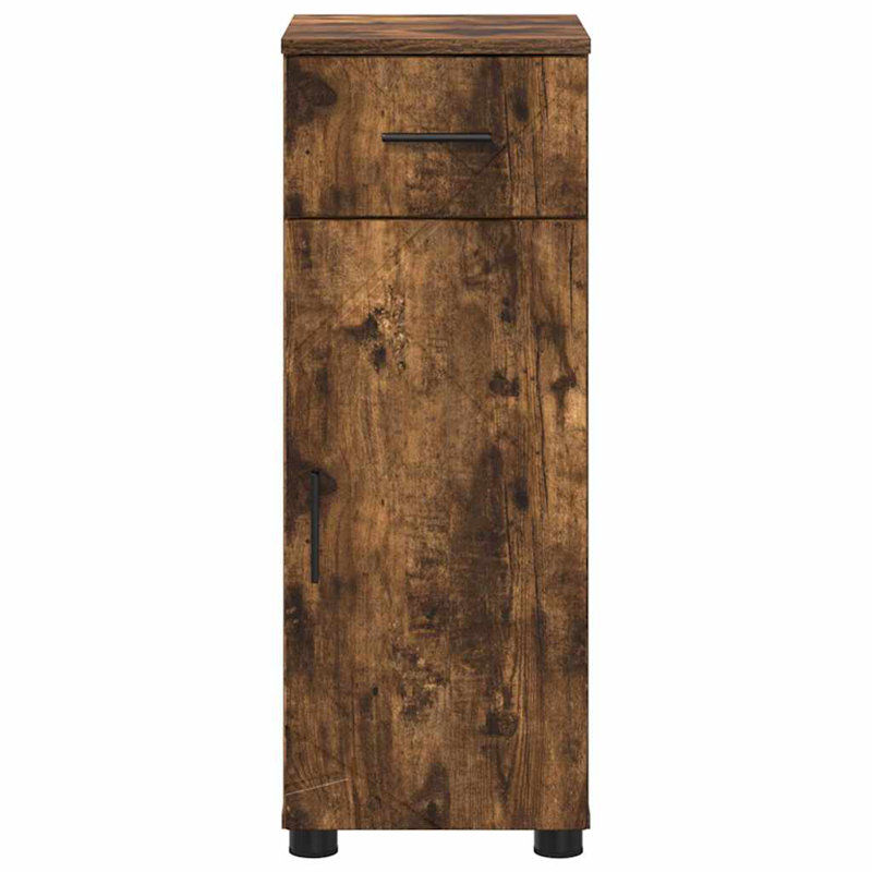 30cm Bathroom Vanity Base Only, Smoked Oak