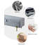 Repose-pieds avec rangement en métal Light Luxury Technology