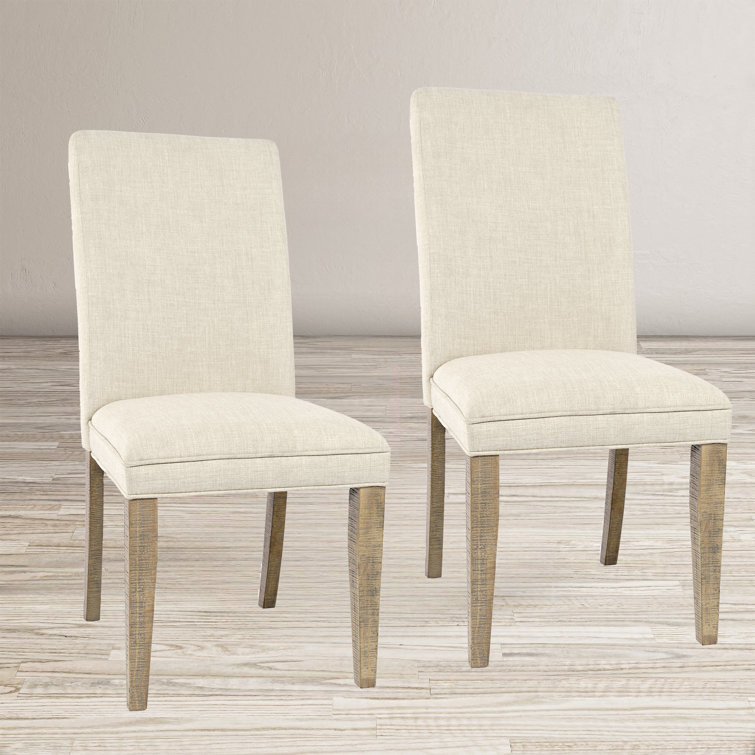 Averie Upholstered Side Chair in Cream