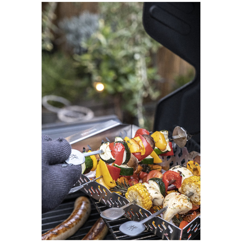 BBQ+ Stainless Steel Skewer and Shish Kebab