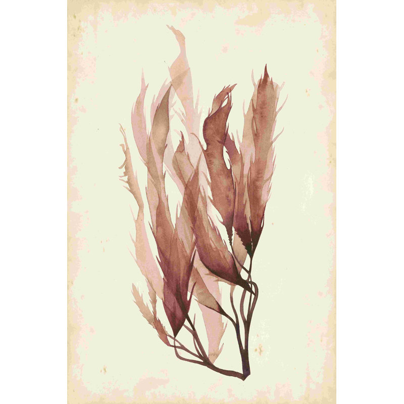 «Watercolor Sea Grass IV» par Grace Popp - peinture sur toile tendue, H 30 po x l 20 po