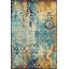 Tapis lavable moderne en forme de flocon de neige-1979922256