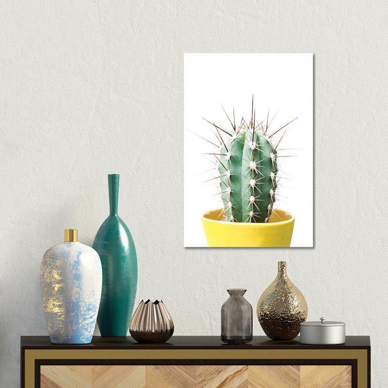 Cactus Friend by Sisi & Seb - Wrapped Canvas Gallery-Wrapped Canvas Giclée, 45.72cm H x 30.48cm W