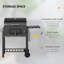 Barbecue au charbon 44,5 po Moda Furnishings