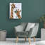 «Chewing Giraffe Duo» par Fab Funky, impression sur toile tendue