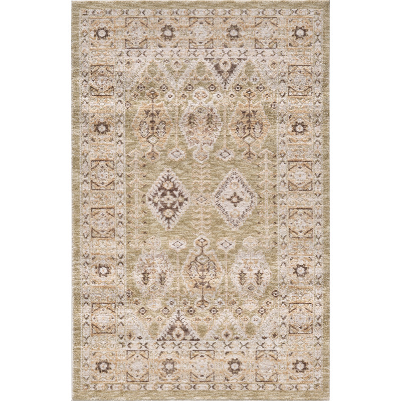 Mira Portia Machine Woven Performance Area Rug - Sage - 8'10" x 13', 8'10" x 13'