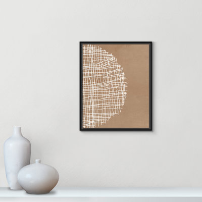 Basketweave Basket Weave Circle II Print by Tom Reeves