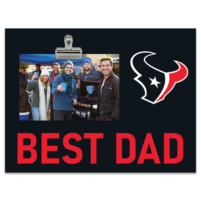 Houston Texans Bright Line - Best Dad Clip Frame