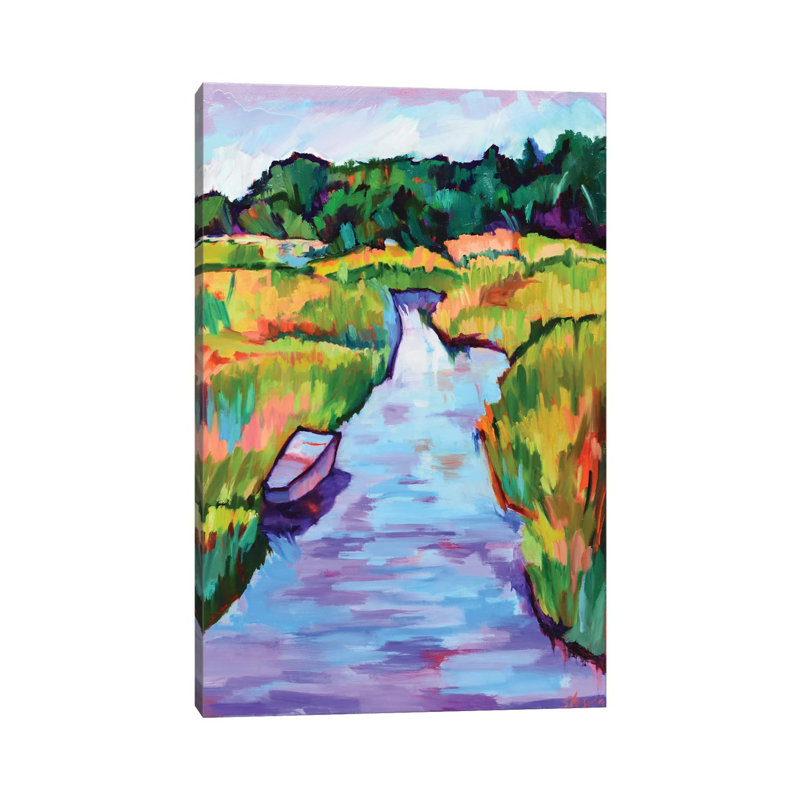 Rippling Waters 1 Piece Wrapped Canvas Wall Art, 30.48 cm H x 45.72 cm W