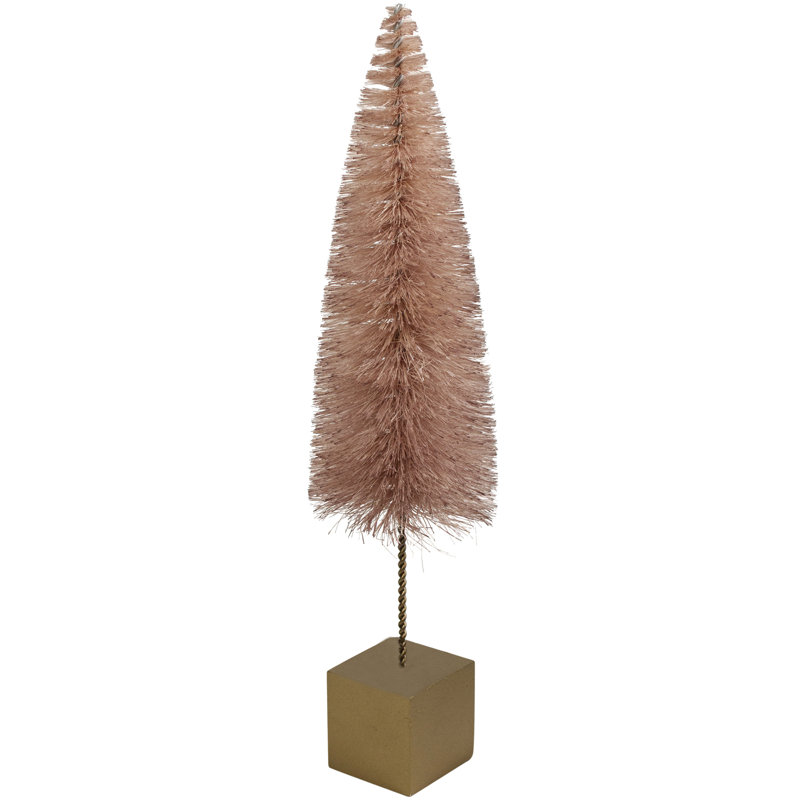 Arbre de Noël en sisal, Marron, H 14 pi x l 3 pi x P 3 pi