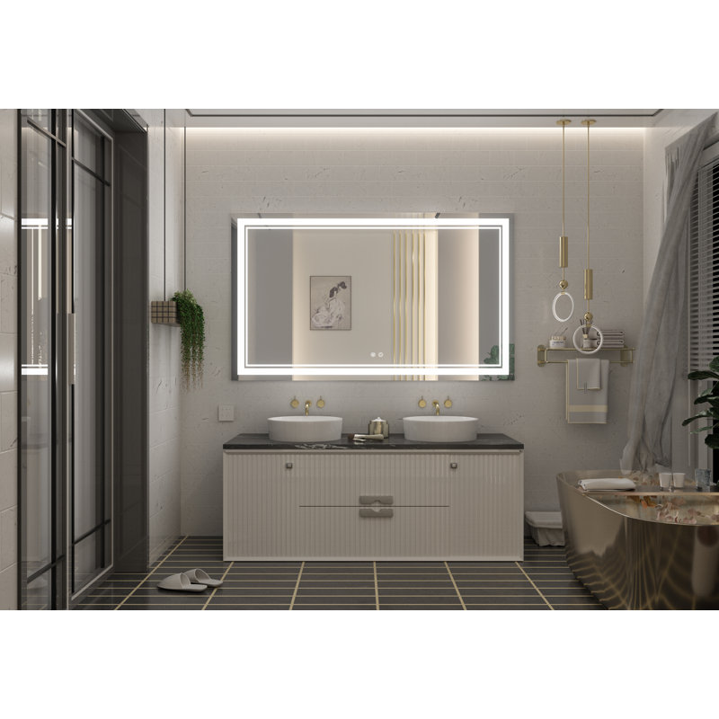 Miroir de salle de bain Kaelia, 36 po x 60 po