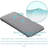 2 Pcs Water Absorbing Stone Trays, Kitchen/Bathroom Sink Soap Dish, Diatomite Tray Used For Hand Soap & Cosmetic Bottles In The Modern Home, 4" W X 8.3" L, Gray-126175708