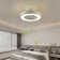 Sleep Under The Stars: Elegant Moon & Star Ceiling Fan Low Profile Marhan With Lights And Remote Control
