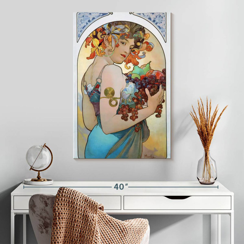 Leisha, fruit, 1897, H 30 po x l 20 po