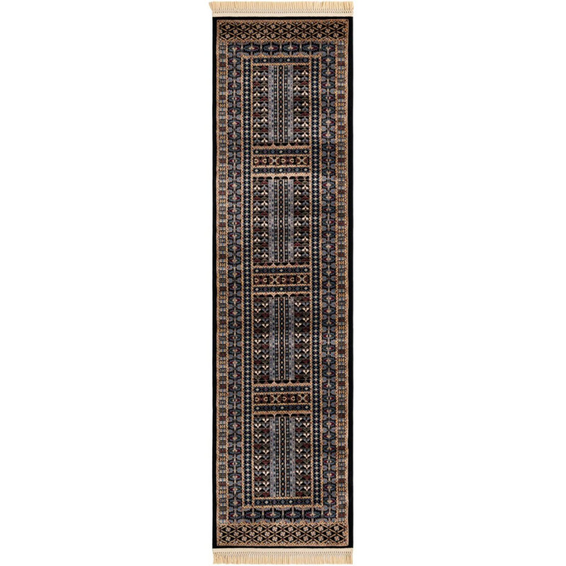 Tapis noir Aucun, Tapis de couloir 2 pi 7 po x 10 pi