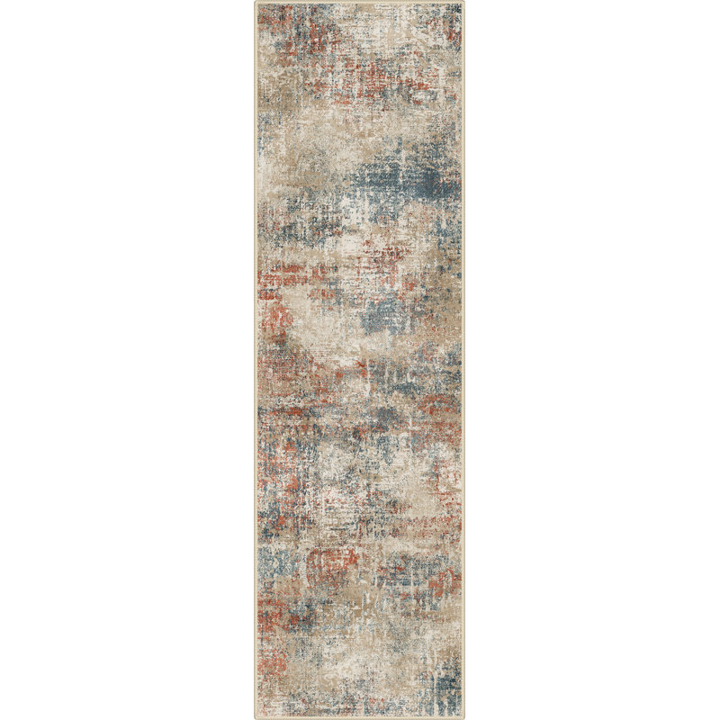 Performance Machine Washable Area Rugs, Runner 2' x 7', Multicolor