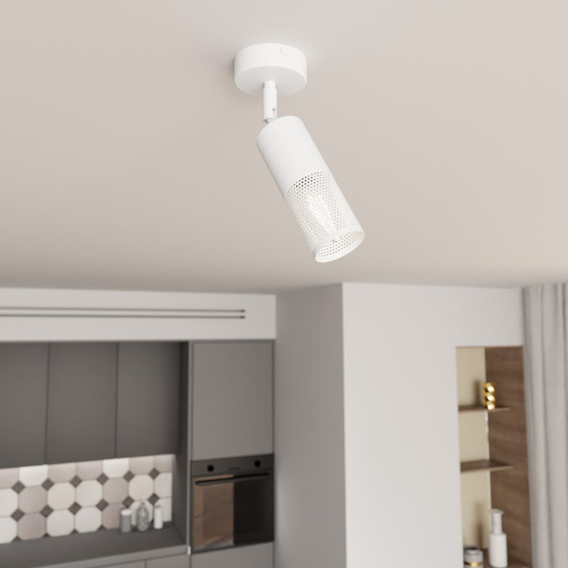 Samyan Flush Mount, White