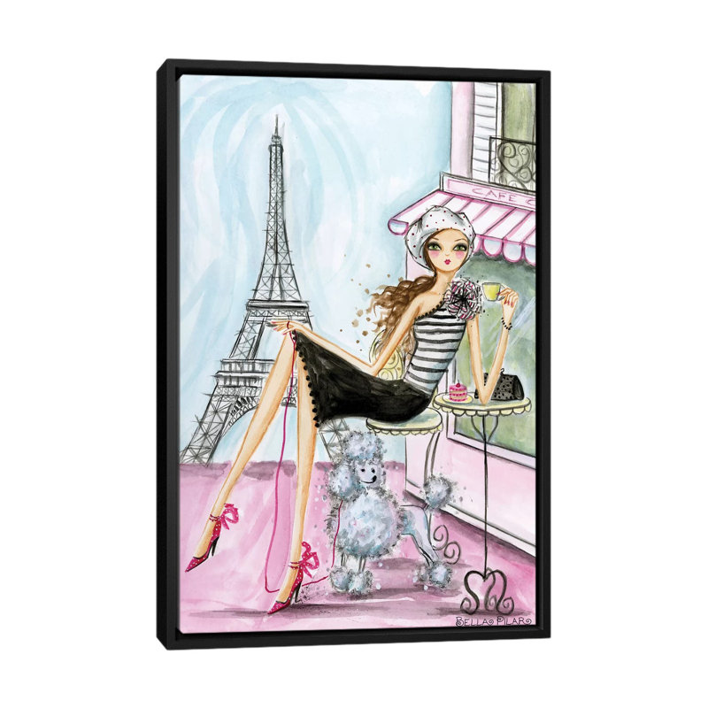 Art sur toile miel, H 26 po x l 18 po x P 1,5 po, Toile avec cadre noir, Pas de tapis