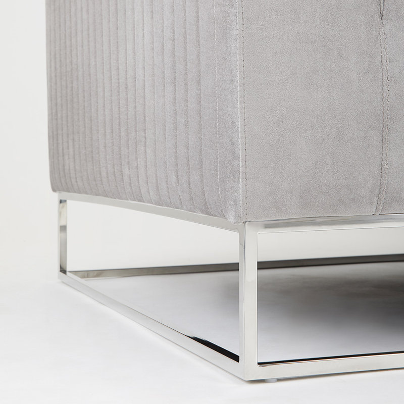 Putterman 82 " Velvet Sofa