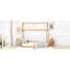 Lit simple en bois de pin