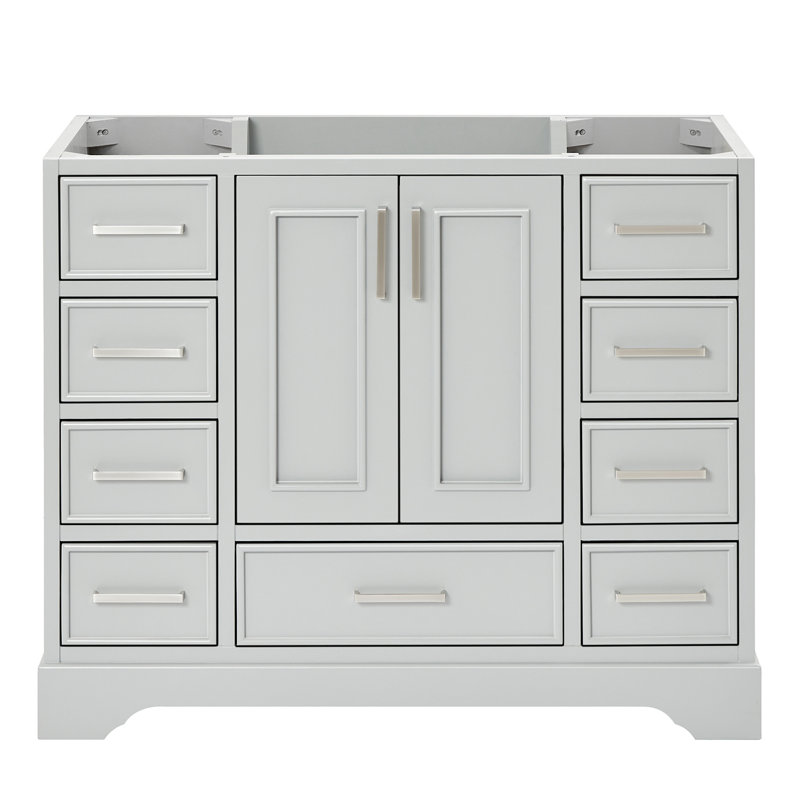 Base de meuble-lavabo simple 42,75 po Peightyn, Gris