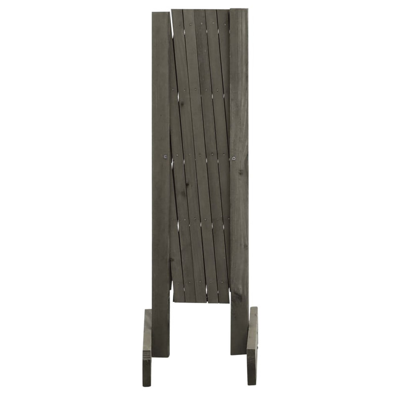 Broumov Fence Panels Fencing, 60cm H x 120cm W, Grey